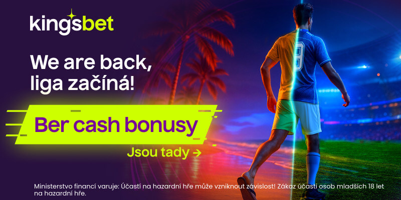 Kingsbet bonus 100 Kč ke startu ligy