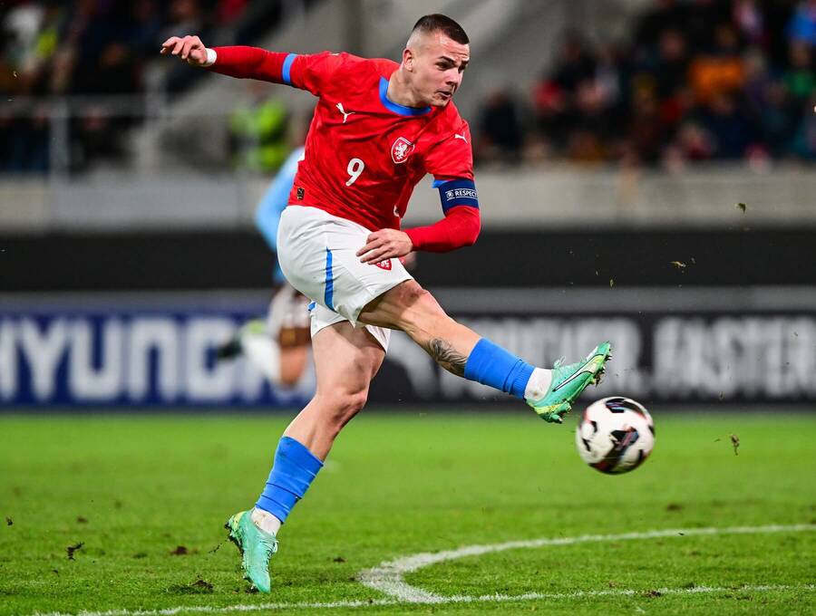 Václav Sejk v duelu proti Belgii