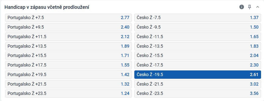 TIP: Česko -19,5 gólů