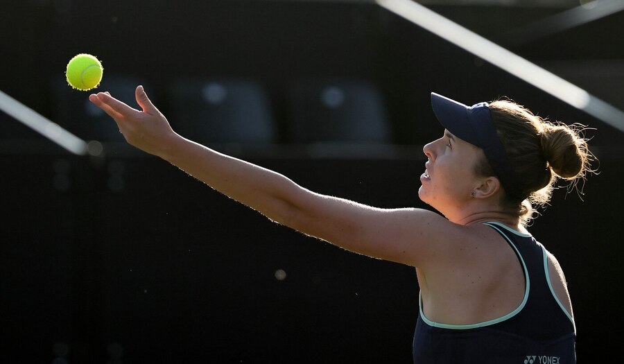 Linda Nosková ve vítězném čtvrtfinále WTA Bad Homburg 2025, Nosková dnes hraje semifinále vs. Pegula