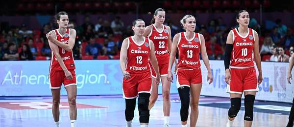 Eurobasket ženy 2025, čtvrtfinále Česko vs. Španělsko, hráčky české reprezentace nastupují na palubovku