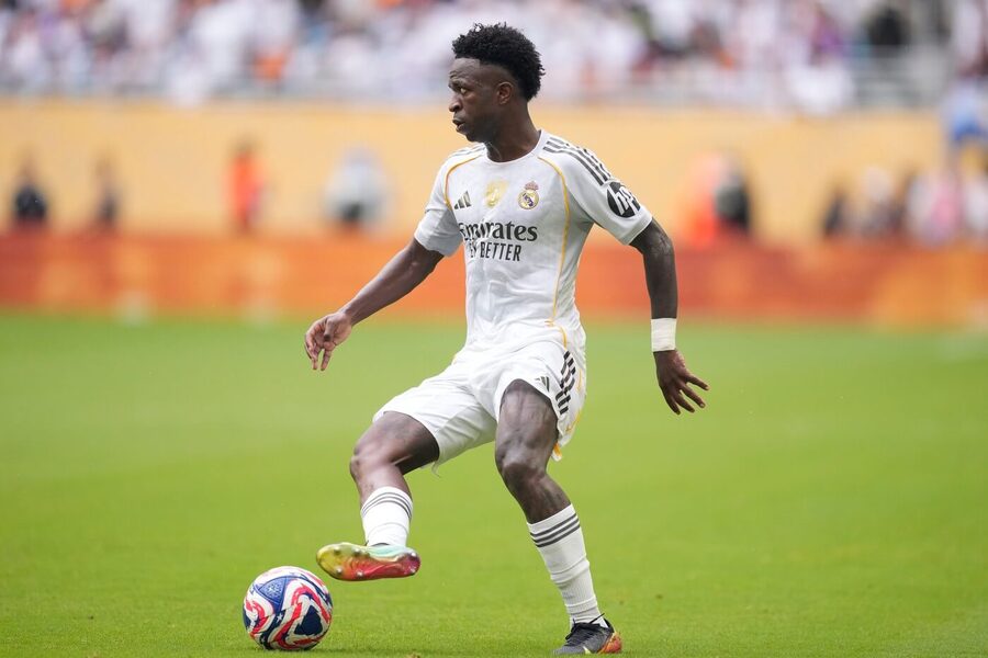 Vinícius Júnior během osmifinálové výhry Realu Madrid nad Juventusem