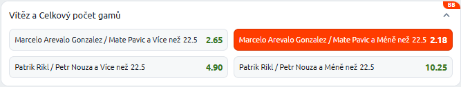 Tip na tenis: Nouza a Rikl vs Arevalo a Pavič - Wimbledon 2025, osmifinále, čtyřhra muži