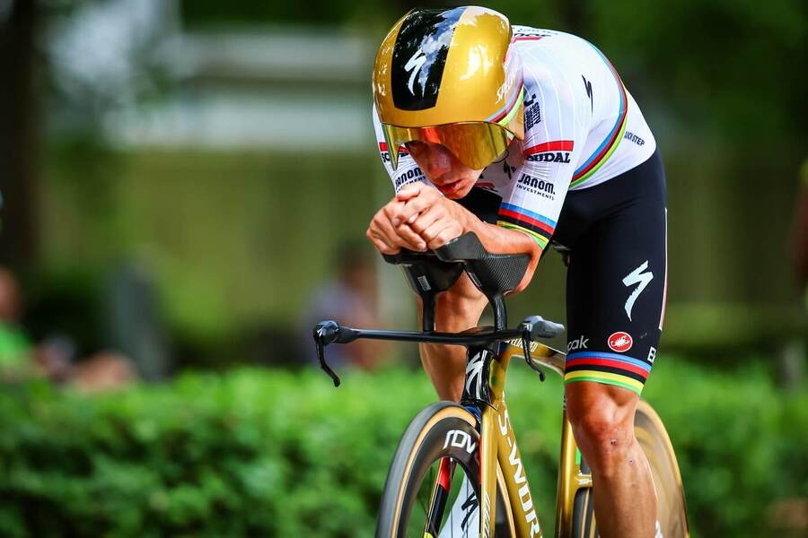 Remco Evenepoel je obrovský favorit na vítězství v první individuální časovce na Tour de France 2025