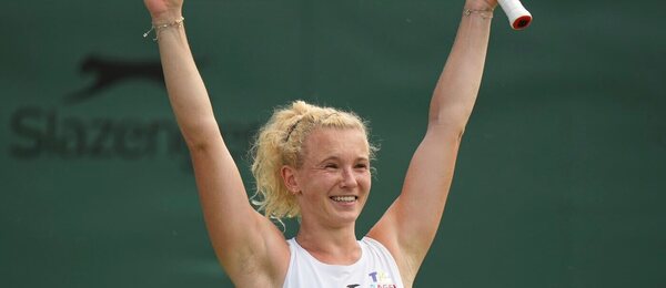 Kateřina Siniaková na Wimbledonu 2025 v Londýně, kde se zapojí do programu semifinále
