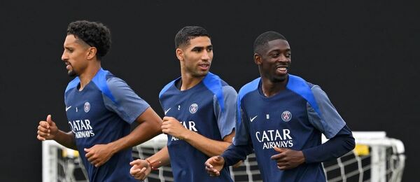 MS klubů finále, hráči PSG v přípravě na zápas Chelsea - PSG