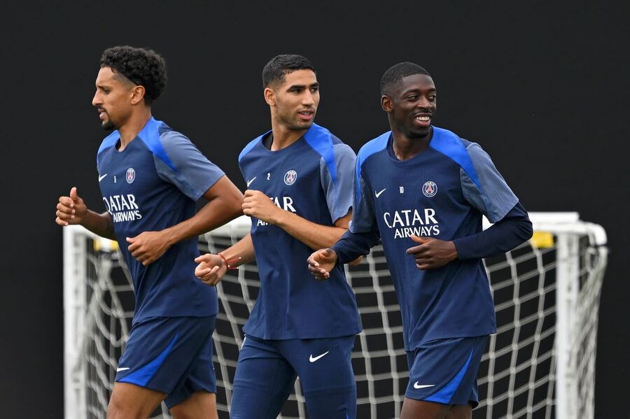 MS klubů finále, hráči PSG v přípravě na zápas Chelsea - PSG