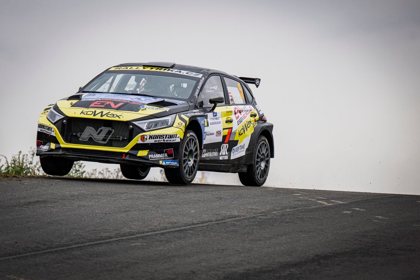 Rally Bohemia 2025, vítěz 1. etapy Simon Wagner na RZ Tankodrom Milovice