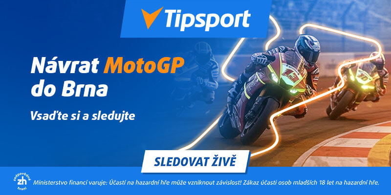Sledujte Grand Prix České republiky 2025 a užijte si MotoGP v Brně díky online livestreamu zdarma na TV Tipsport.