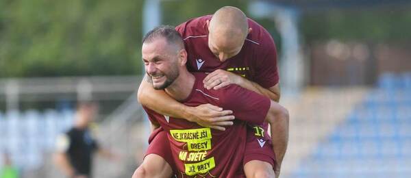 Chance Národní Liga 2025/26: Na snímku Pavel Moulis a Tomáš Vondrášek