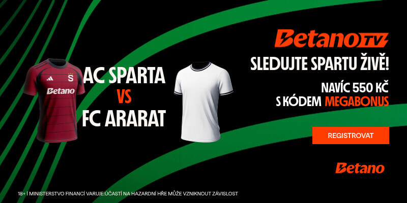 Sledujte Sparta vs. Ararat-Armenia u Betana