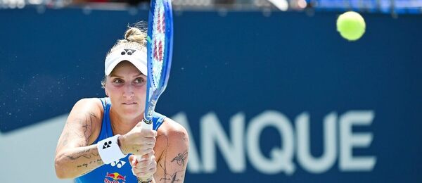 Česká tenistka Markéta Vondroušová na turnaji WTA 1000 Montreal 2025, dnes startuje na Cincinnati Open 2025.