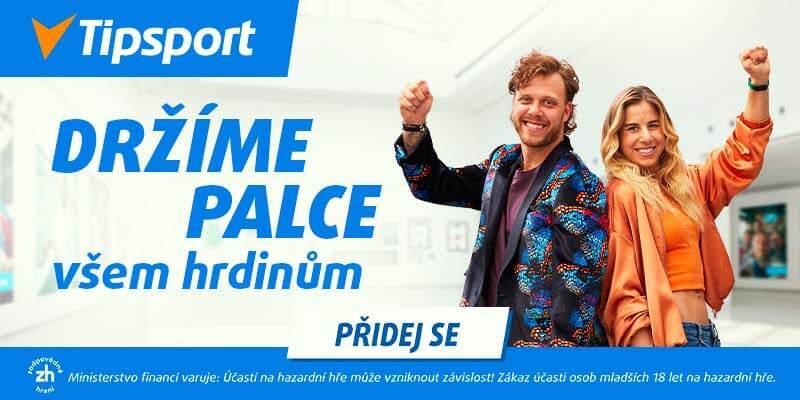 Tipsport: držíme palce všem hrdinům - staňte se členem největší komunity sázkařů i vy