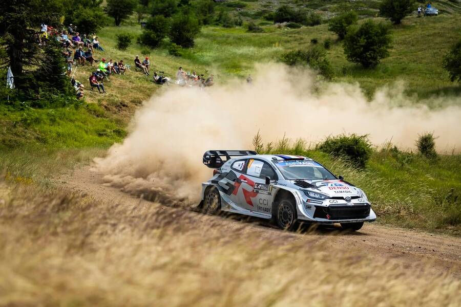 Rally, WRC, Sebastien Ogier během Řecké rallye, Mistrovství světa