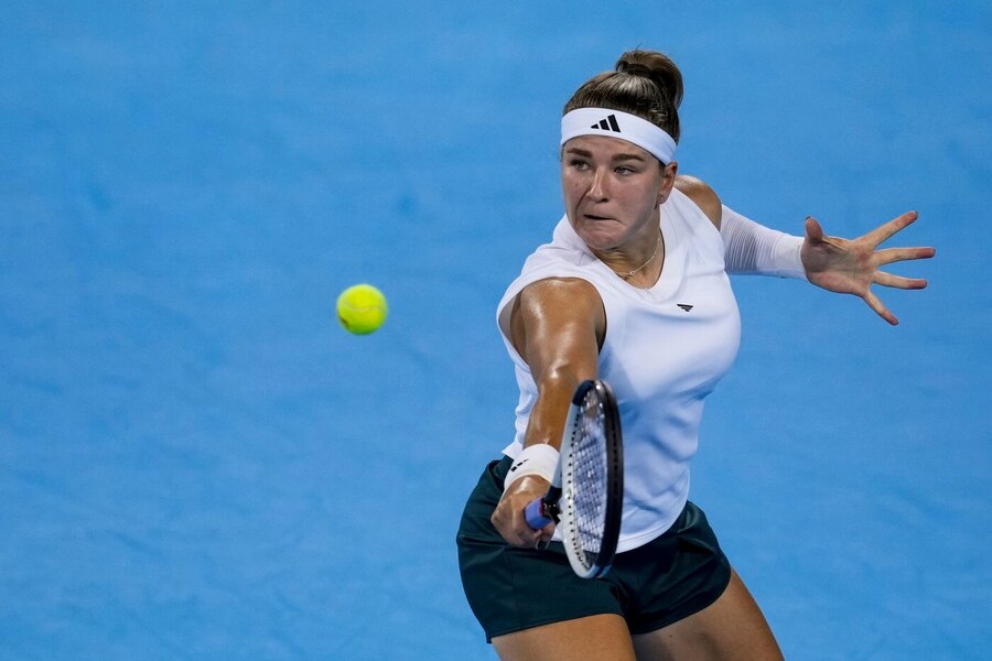 Karolína Muchová ve vítězném zápase 2. kola Cincinnati Open 2025, ona i další Češky a Češi v Cincinnati hrají také dnes