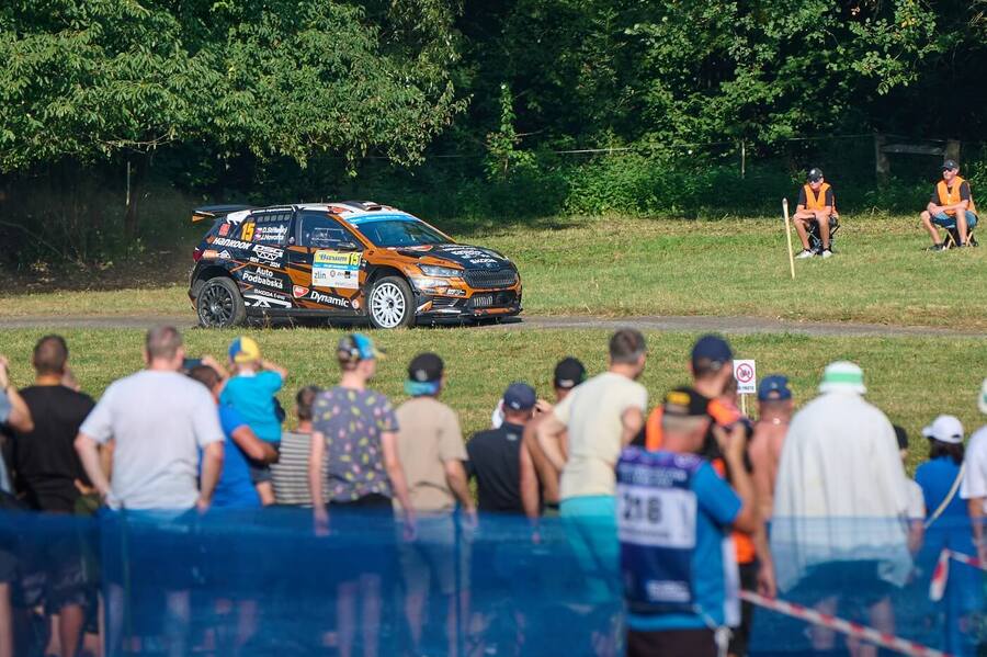 Barum Rally Zlín, Dominik Stříteský v oblíbeném diváckém místě na RZ Březová