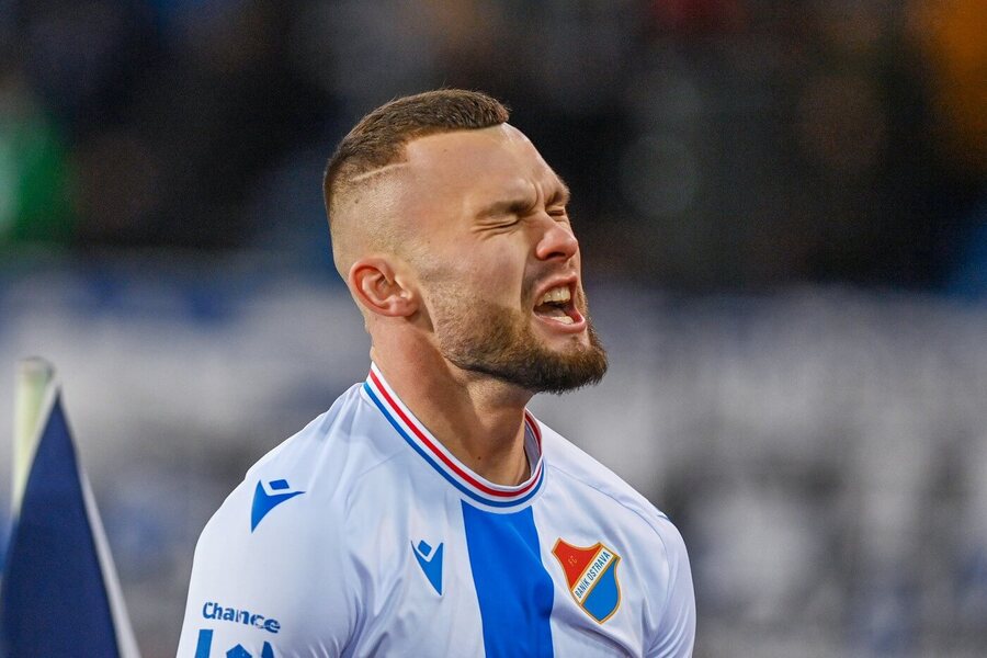 Erik Prekop se raduje z gólu