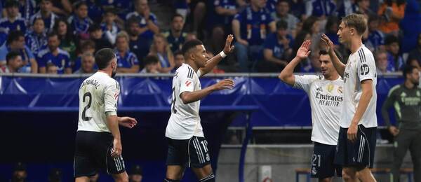 Kylian Mbappé (uprostřed) svými góly táhne Real Madrid za výhrami