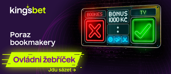 Poraž bookmakery a ovládni nový žebříček Kingsbetu v exkluzivní a časově limitované promo akci