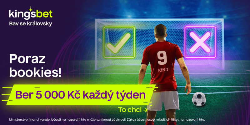 Poraz bookies a&nbsp;získej až 5000&nbsp;korun
