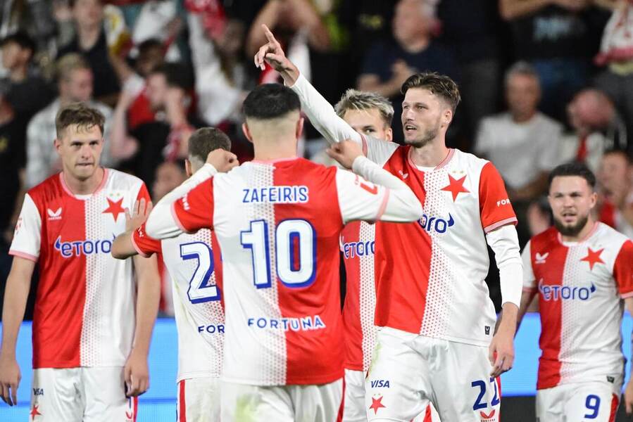 Fotbalisté Slavie se na Ligu mistrů naladili výhrou proti Karviné