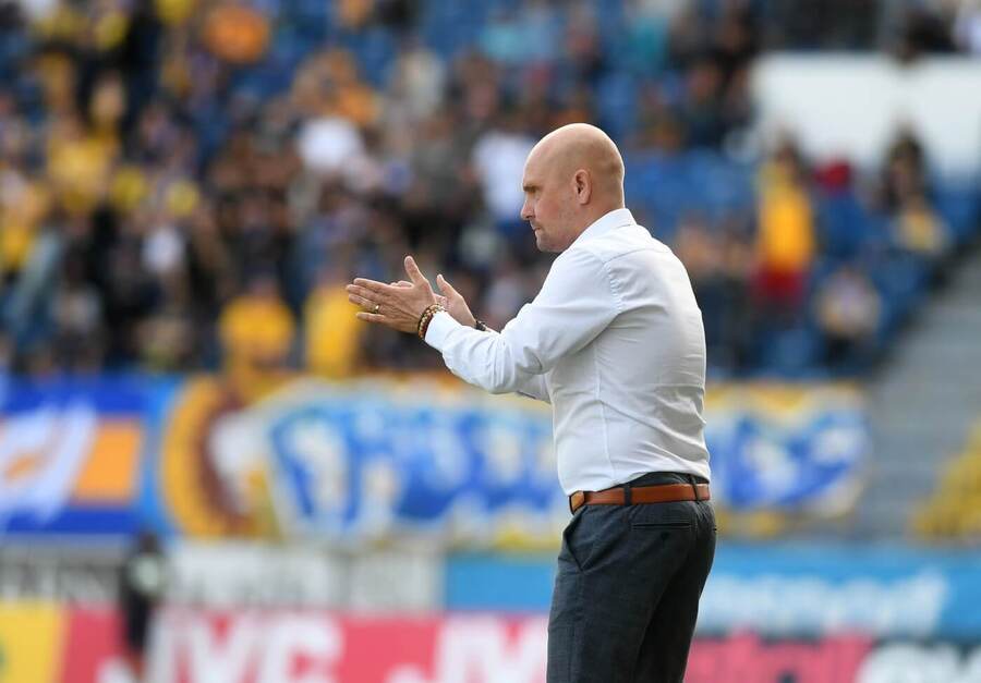 Sledujte dnes FK Mladá Boleslav - FC Baník Ostrava, na fotce trenér domácích Aleš Majer
