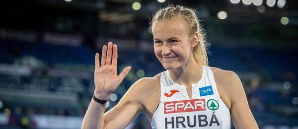 Atletika, výškařka Michaela Hrubá během Mistrovství Evropy v Římě