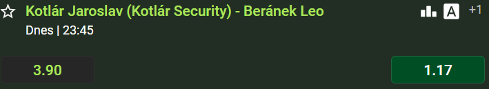 Tip na zápas Kotlár vs. Beránek na Clash 13