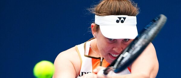Česká tenistka Linda Nosková ve vítězném osmifinále WTA 1000 v Pekingu, dnes ji ve čtvrtfinále vyzve Sonay Kartal