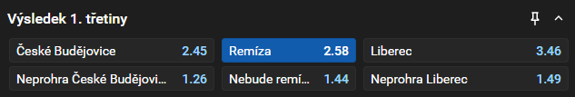 Tip na dnešní hokej: České Budějovice vs. Liberec live ve 13. kole české extraligy