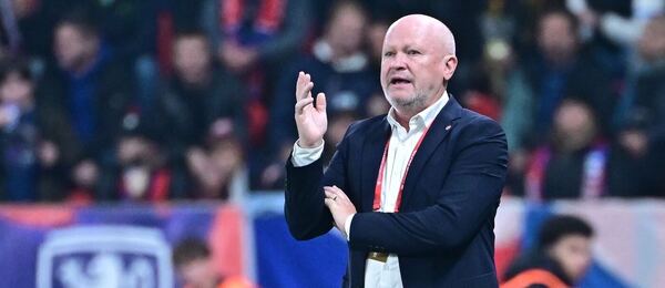 Trenér české reprezentace Ivan Hašek