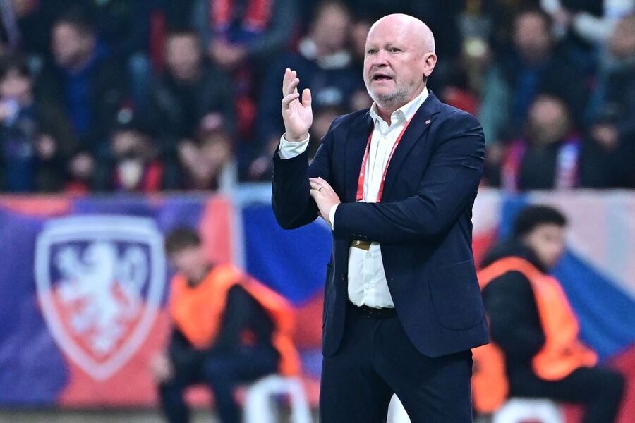Trenér české reprezentace Ivan Hašek