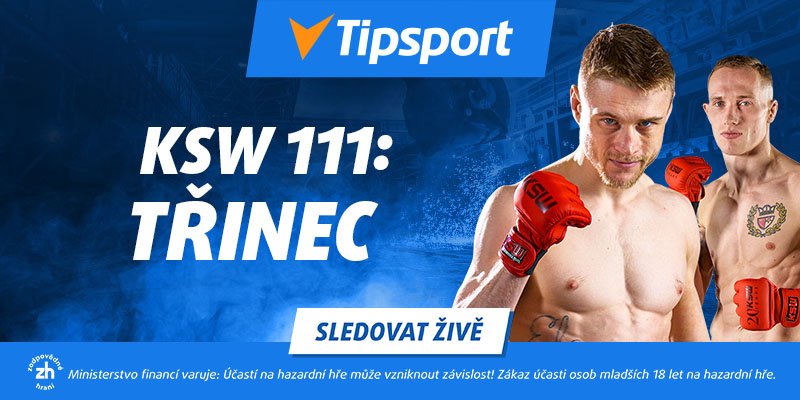 Sledujte živě MMA turnaj KSW 111 Třinec na TV Tipsport