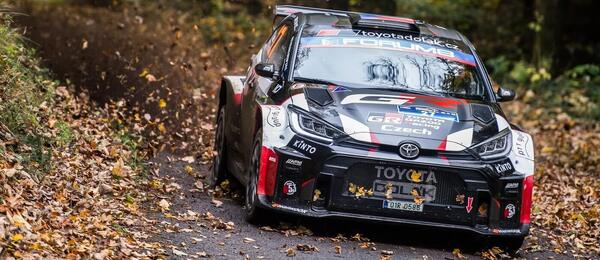 Central European Rally 2025, český jezdec Filip Mareš na trati RZ Klatovy