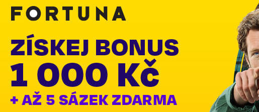 Na pobočku Fortuny nemusíte, za online registraci zde získáte 1 000 Kč zdarma