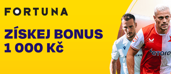 Na pobočku Fortuny nemusíte, za online registraci zde získáte 1 000 Kč zdarma