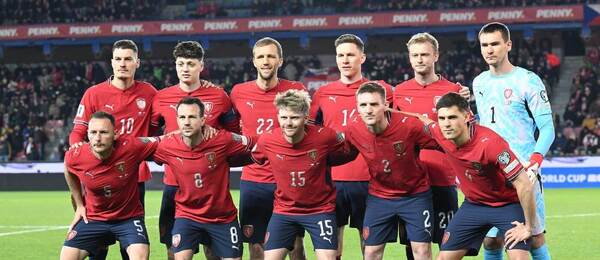 Česká reprezentace před utkáním s Dánskem