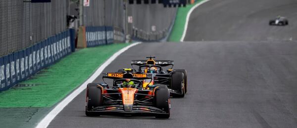 Lando Norris během Velké ceny Brazílie Formule 1
