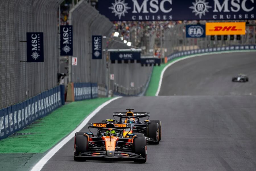 Lando Norris během Velké ceny Brazílie Formule 1