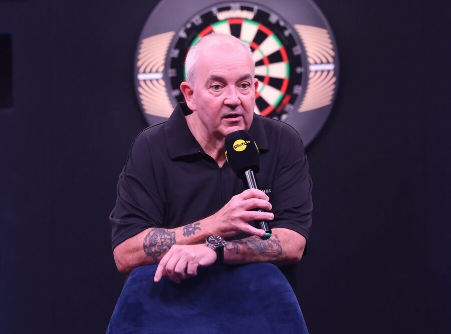 Šipkařská legenda Phil Taylor v&nbsp;anglickém Portsmouthu