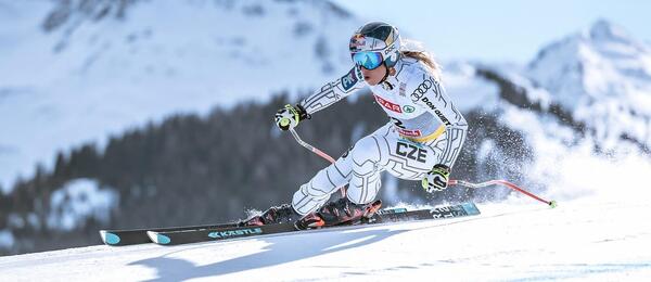 Alpské lyžování, Mistrovství světa, Ester Ledecká během SuperG v Saalbachu