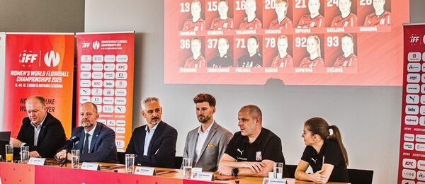 Tisková konference před startem MS ve florbale žen 2025