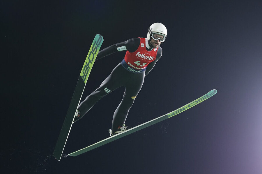 SKoky na lyžích, Roman Koudelka během letní Grand Prix ve Val di FIemme v Itálii