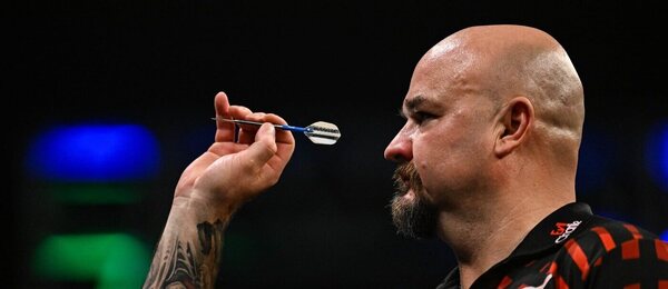 Šipky, PDC, Karel Sedláček během Grand Slam of Darts, zápas proti Littlerovi