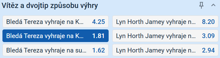 Tip na MMA zápas Bledá vs Horth dnes v&nbsp;UFC