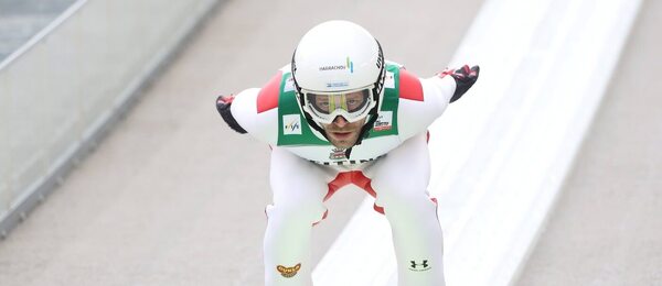 SKoky na lyžích, Roman Koudelka během závodu ve švýcarském Engelbergu