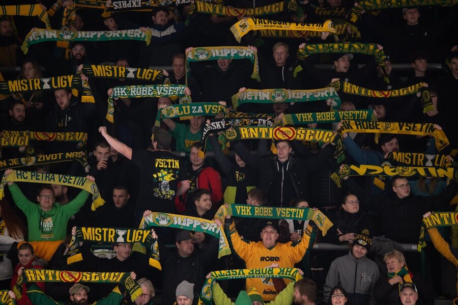 Fanoušci týmu VHK ROBE Vsetín