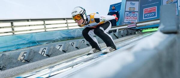 Skoky na lyžích, Domen Prevc na můstku v německém Garmisch-Partenkirchenu