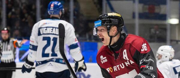 Jakub Krejčík se raduje z gólu v listopadovém utkání Kladno vs. Sparta