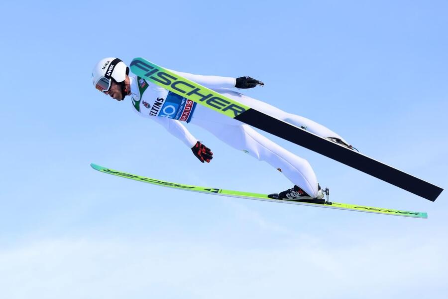 Skoky na lyžích, Roman Koudelka během závodu v&nbsp;německém Ga-Pa při Turné čtyř můstků